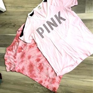 VS PINK Tees